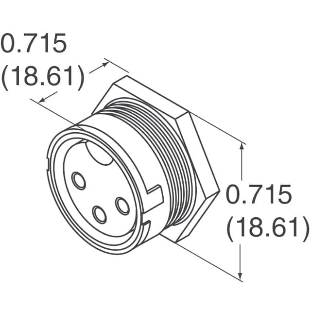 17282-3SG-300 Conxall/Switchcraft  Assemblages de connecteurs circulaires